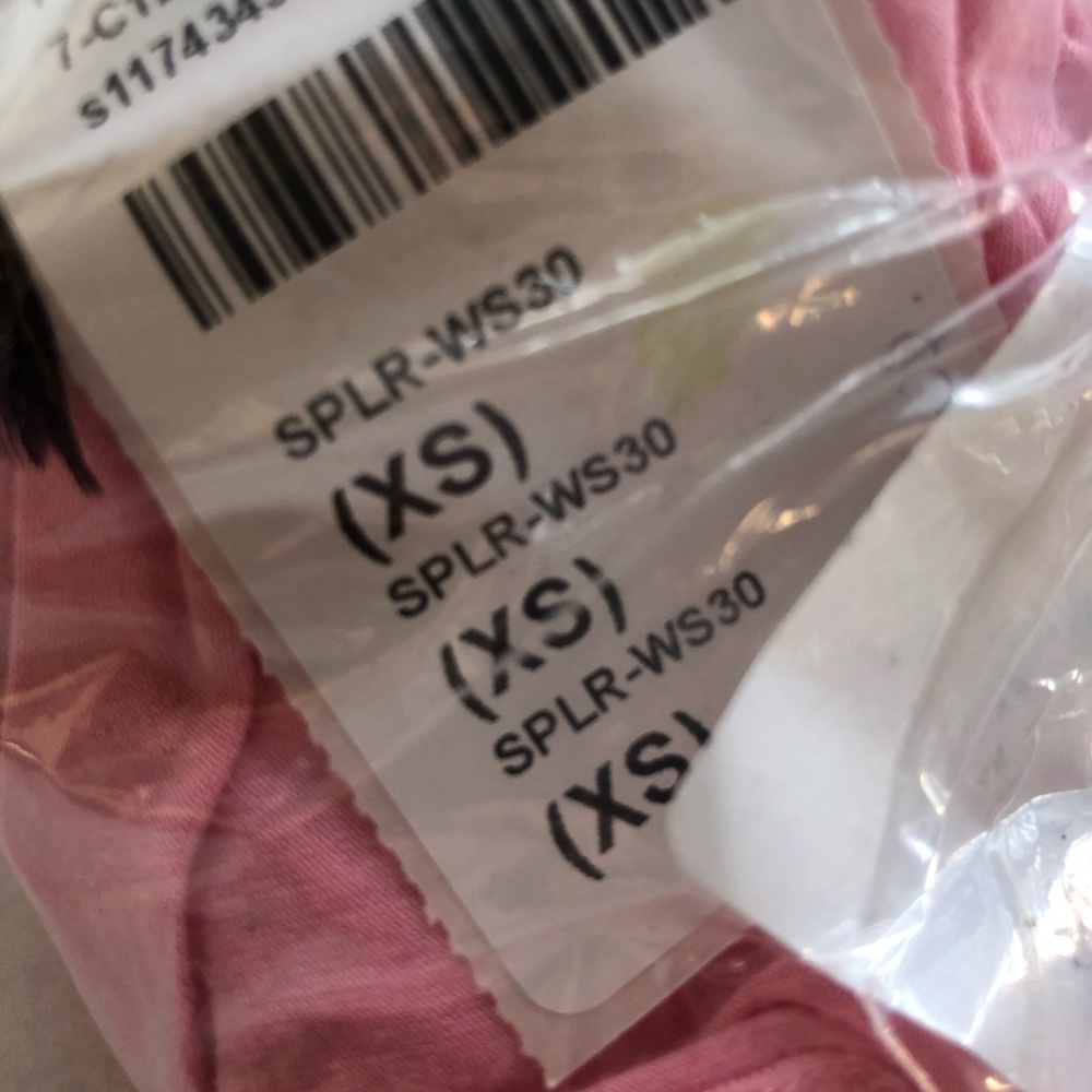 Splits59 Sadie Tank Top Pink Pastel Active Wear XS - Picture 5 of 5